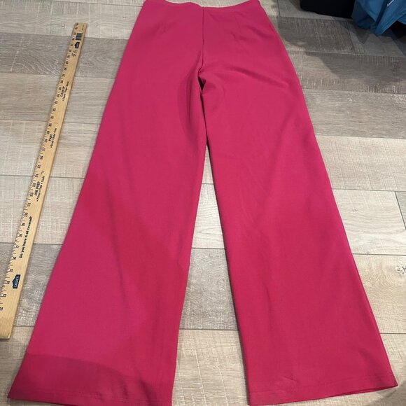 LULUS WOMENS PINK DRESS PANTS LARGE ZIP CLOSURE - Picture 8 of 9